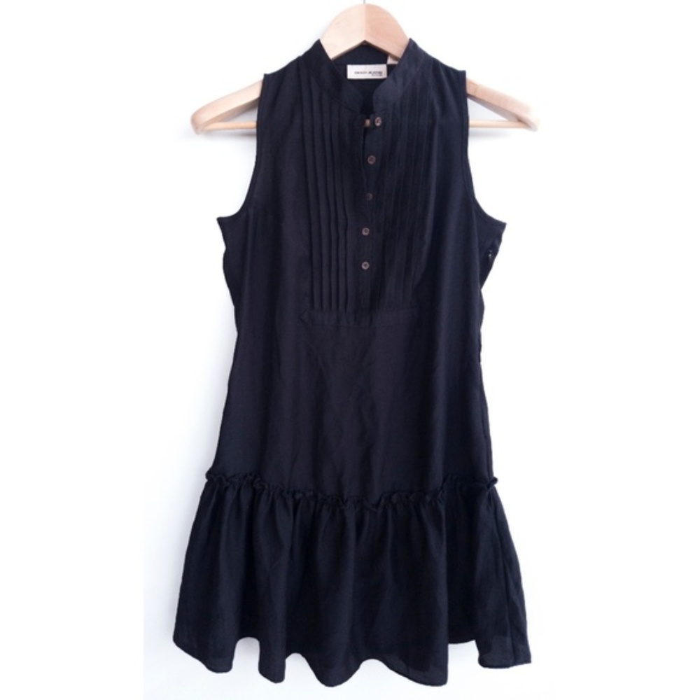 DKNY Jeans Black Mid Length Sleeveless Petite